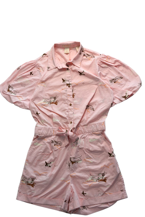 A Pink Short Sleeve Rompers from Scotch & Soda in size 14Y for girl. (Front View)