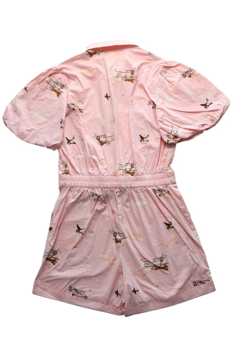 A Pink Short Sleeve Rompers from Scotch & Soda in size 14Y for girl. (Back View)