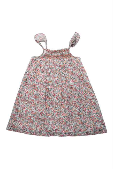 A Multicolour Sleeveless Dresses from Monoprix in size 6T for girl. (Back View)
