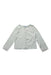 A White Cardigans from Jacadi in size 6T for girl. (Front View)