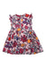 A Multicolour Sleeveless Dresses from Petit Bateau in size 6T for girl. (Back View)