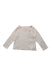 A White Long Sleeve Tops from Petit Bateau in size 6T for girl. (Front View)
