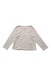 A White Long Sleeve Tops from Petit Bateau in size 6T for girl. (Back View)