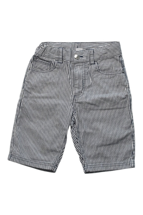 A Blue Shorts from Petit Bateau in size 8Y for boy. (Front View)