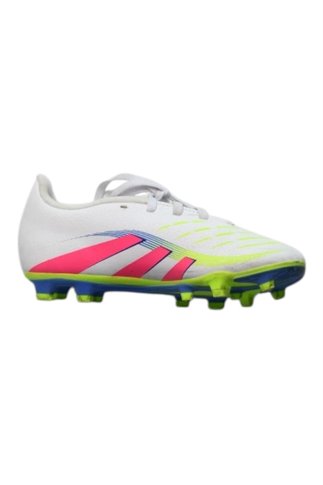 A Multicolour Cleats/Soccer Shoes from Adidas in size 7Y for girl. (Back View)