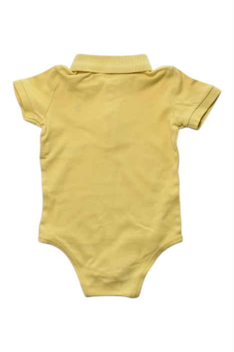 A Yellow Short Sleeve Bodysuits from Ralph Lauren in size 6-12M for boy. (Back View)