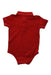 A Red Short Sleeve Bodysuits from Ralph Lauren in size 6-12M for boy. (Back View)