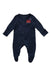 A Navy Onesies from Mamas & Papas in size 0-3M for boy. (Front View)