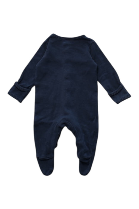 A Navy Onesies from Mamas & Papas in size 0-3M for boy. (Back View)