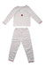 A Pink Pyjama Sets from The Little White Company in size 5T for girl. (Front View)