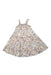 A Multicolour Sleeveless Dresses from Copenhagen Delights in size 6T for girl. (Front View)