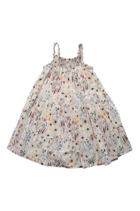 A Multicolour Sleeveless Dresses from Copenhagen Delights in size 6T for girl. (Back View)