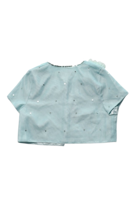 A Blue Lightweight Jackets from RJR.John Rocha in size 6T for girl. (Back View)