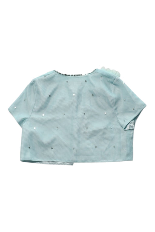 A Blue Lightweight Jackets from RJR.John Rocha in size 6T for girl. (Back View)