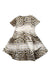 A Multicolour Short Sleeve Dresses from Roberto Cavalli in size 8Y for girl. (Back View)
