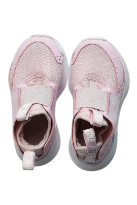A Pink Sneakers from Nike in size 3T for girl. (Front View)