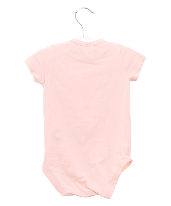 A Pink Short Sleeve Bodysuits from Seed in size 3-6M for girl. (Back View)