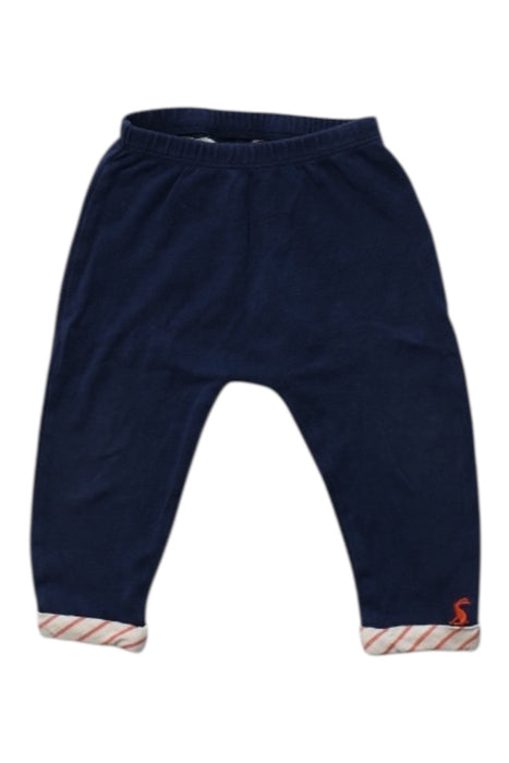 A Navy Casual Pants from Joules in size 6-12M for boy. (Front View)