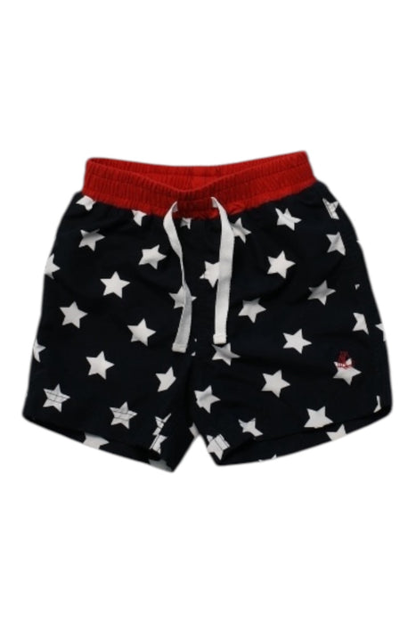 A Black Swim Shorts from Petit Bateau in size 6-12M for boy. (Front View)