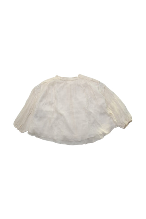 A White Long Sleeve Shirts from Chloe in size 2T for girl. (Back View)