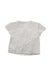 A White Short Sleeve Tops from Young Versace in size 5T for girl. (Back View)