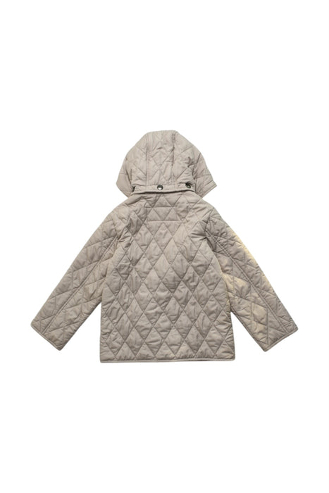 A Beige Puffer/Quilted Jackets from Burberry in size 2T for neutral. (Back View)