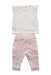 A White Pants Sets from Baker by Ted Baker in size 3-6M for girl. (Back View)