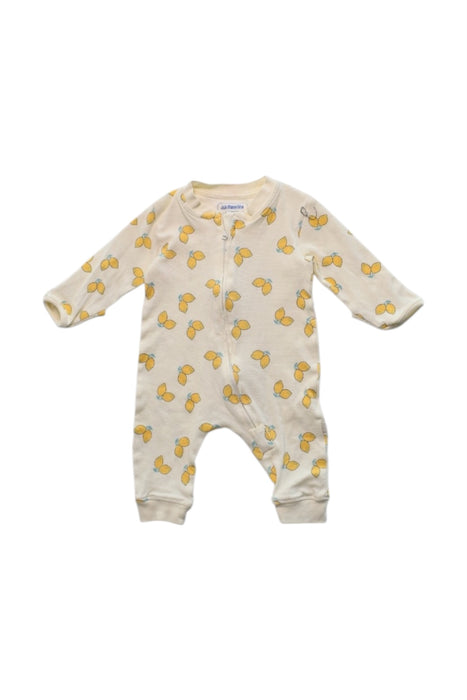 A White Long Sleeve Rompers from Jojo Maman Bébé in size 0-3M for neutral. (Front View)