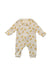 A White Long Sleeve Rompers from Jojo Maman Bébé in size 0-3M for neutral. (Back View)