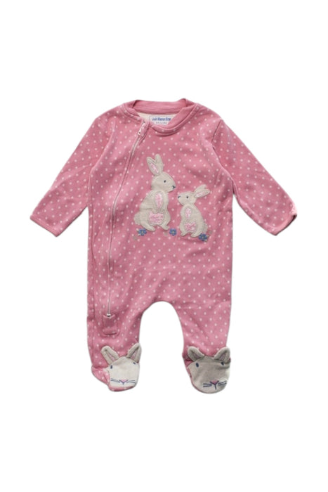 A Pink Onesies from Jojo Maman Bébé in size 0-3M for girl. (Front View)