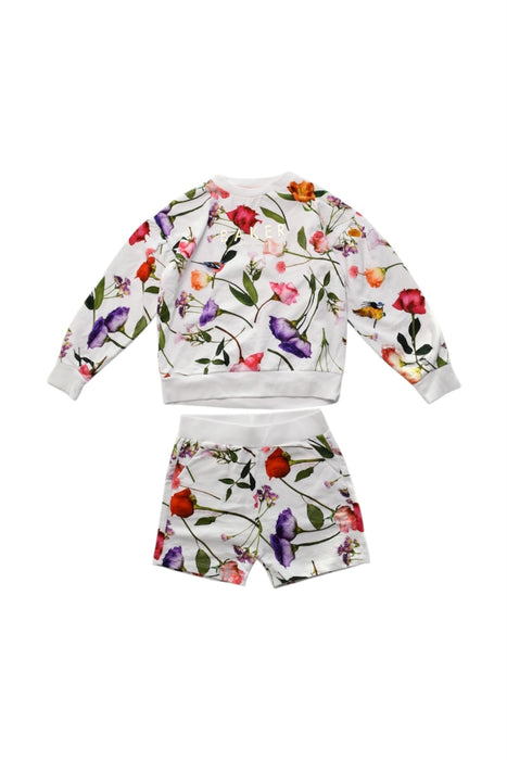 A Multicolour Shorts Sets from Baker by Ted Baker in size 7Y for girl. (Front View)