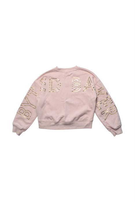 A Pink Crewneck Sweatshirts from Baker by Ted Baker in size 9Y for girl. (Back View)