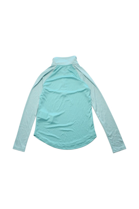A Teal Active Tops from Under Armour in size 10Y for girl. (Back View)