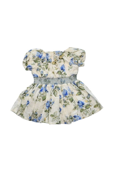 A Multicolour Short Sleeve Dresses from Monsoon in size 0-3M for girl. (Back View)