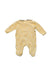 A Yellow Long Sleeve Rompers from Jojo Maman Bébé in size Newborn for girl. (Back View)