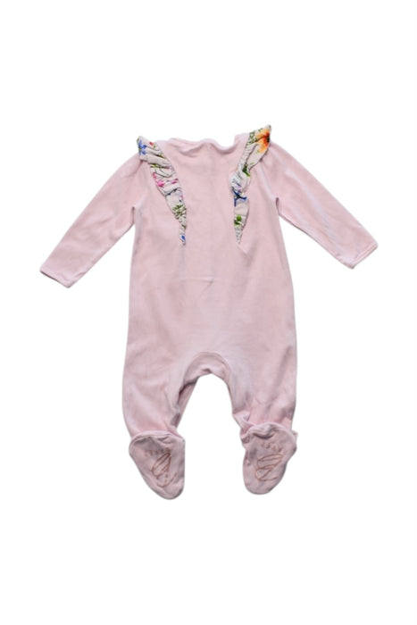 A Pink Onesies from Baker by Ted Baker in size 3-6M for girl. (Back View)