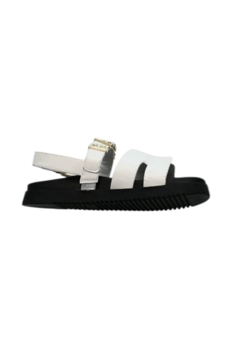 A Black Sandals from Baker by Ted Baker in size 7Y for girl. (Back View)