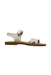 A White Sandals from Pablosky in size 7Y for girl. (Back View)