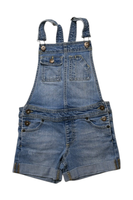 A Blue Overall Shorts from Lucky Brand in size 7Y for girl. (Front View)