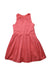 A Red Sleeveless Dresses from Jacadi in size 8Y for girl. (Front View)