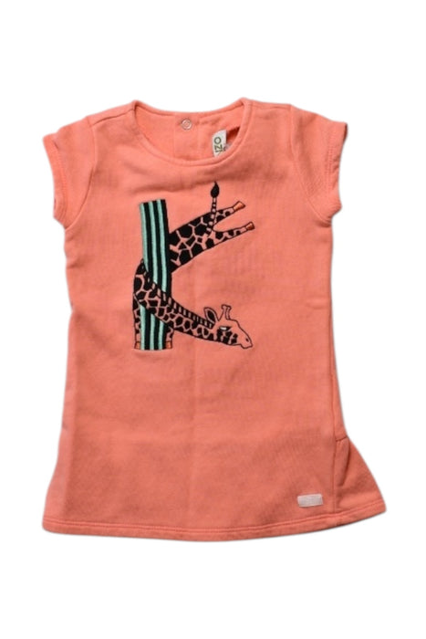A Peach Short Sleeve Dresses from Kenzo in size 6-12M for girl. (Front View)
