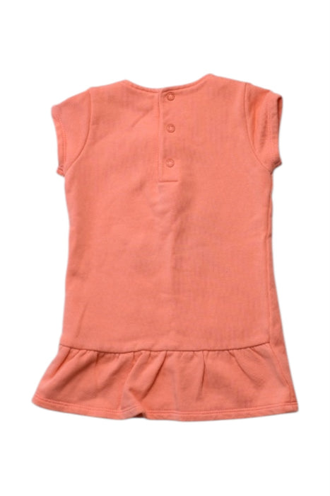 A Peach Short Sleeve Dresses from Kenzo in size 6-12M for girl. (Back View)