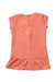 A Peach Short Sleeve Dresses from Kenzo in size 6-12M for girl. (Back View)