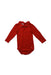 A Red Long Sleeve Bodysuits from Petit Bateau in size 12-18M for neutral. (Front View)
