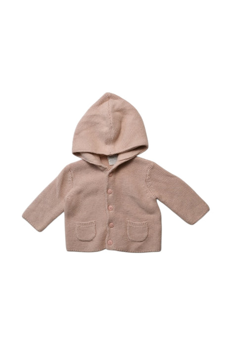 A Peach Cardigans from Mamas & Papas in size 0-3M for girl. (Front View)