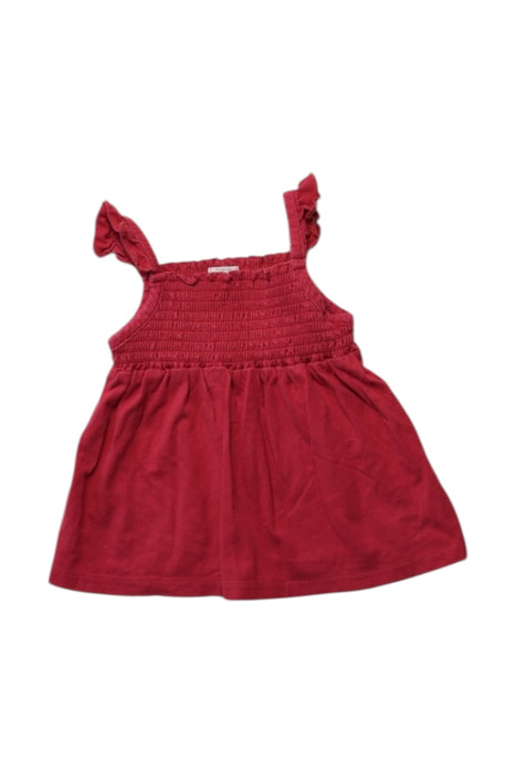 A Red Sleeveless Tops from Mamas & Papas in size 18-24M for girl. (Front View)