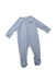 A Blue Onesies from Petit Bateau in size 18-24M for boy. (Front View)
