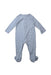 A Blue Onesies from Petit Bateau in size 18-24M for boy. (Back View)
