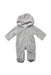 A Grey Onesies from The Little White Company in size Newborn for neutral. (Front View)