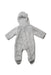 A Grey Onesies from The Little White Company in size Newborn for neutral. (Back View)